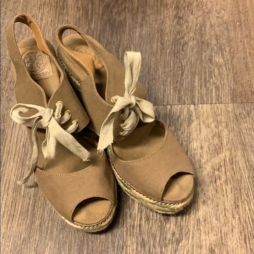 Tory Burch Weave Wedges